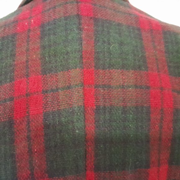 Adolfo International Vintage Wool Bend Plaid Blazer - Picture 6 of 9